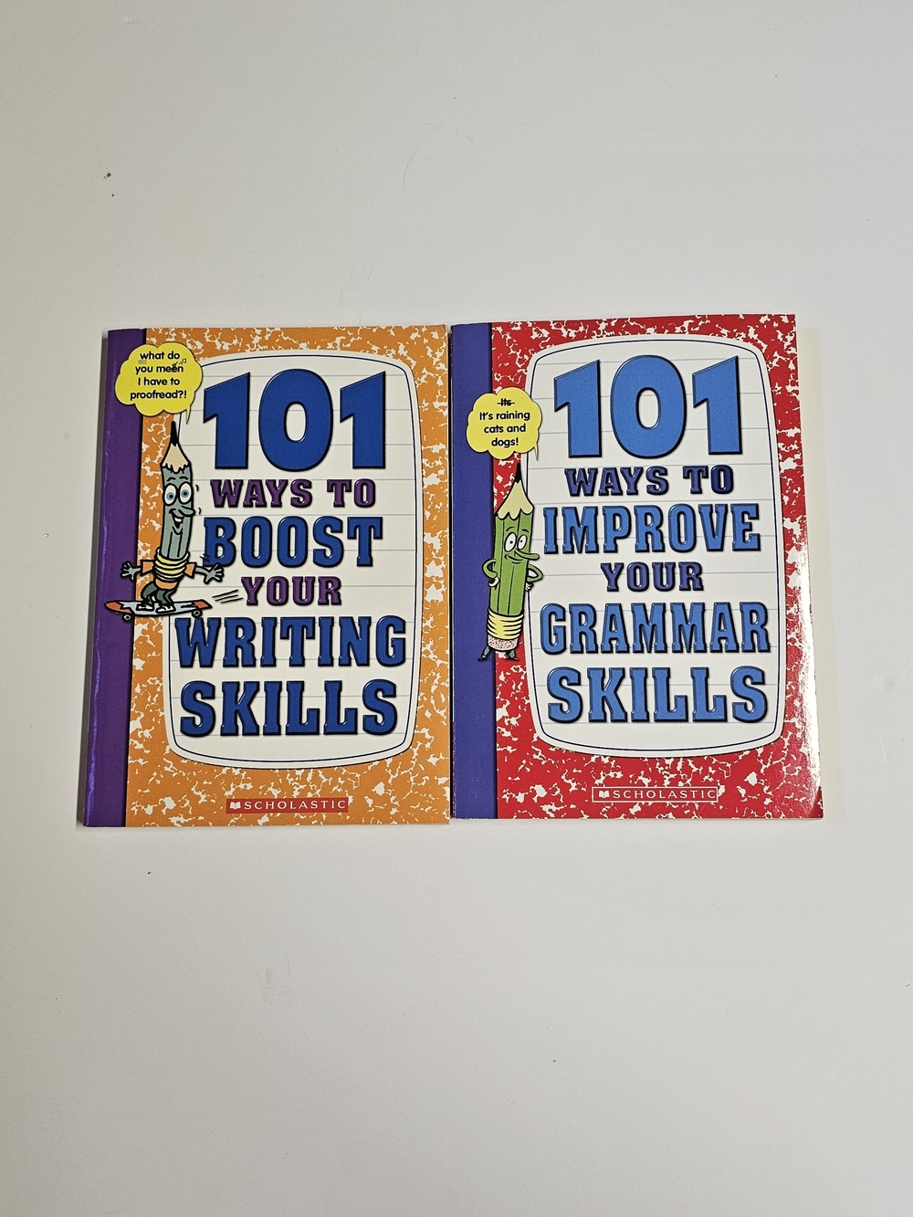 Scholastic 101 Ways Grammar & Writing Skills Book Lot Student Learning